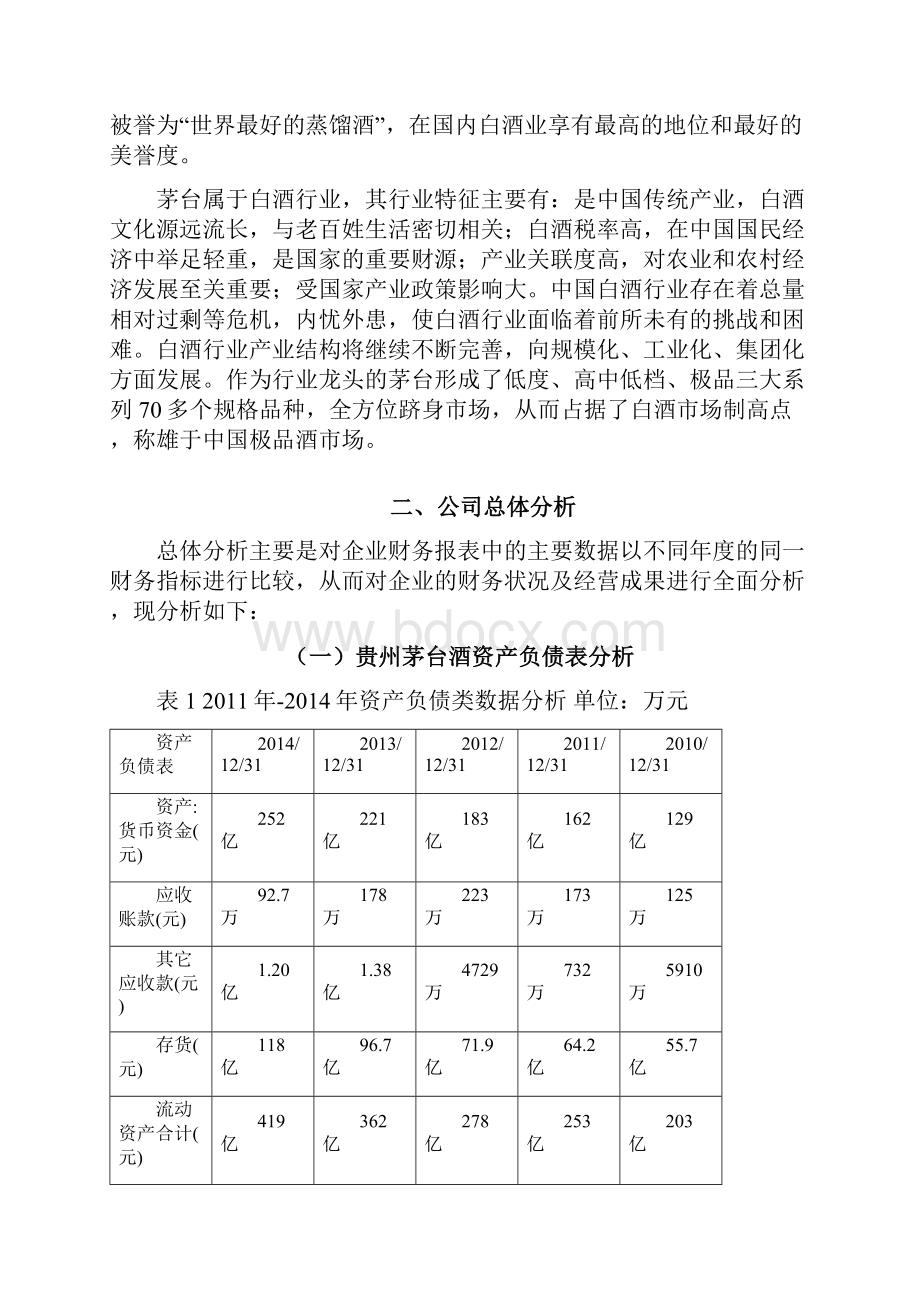 贵州茅台财务报表分析 财管作业.docx_第3页