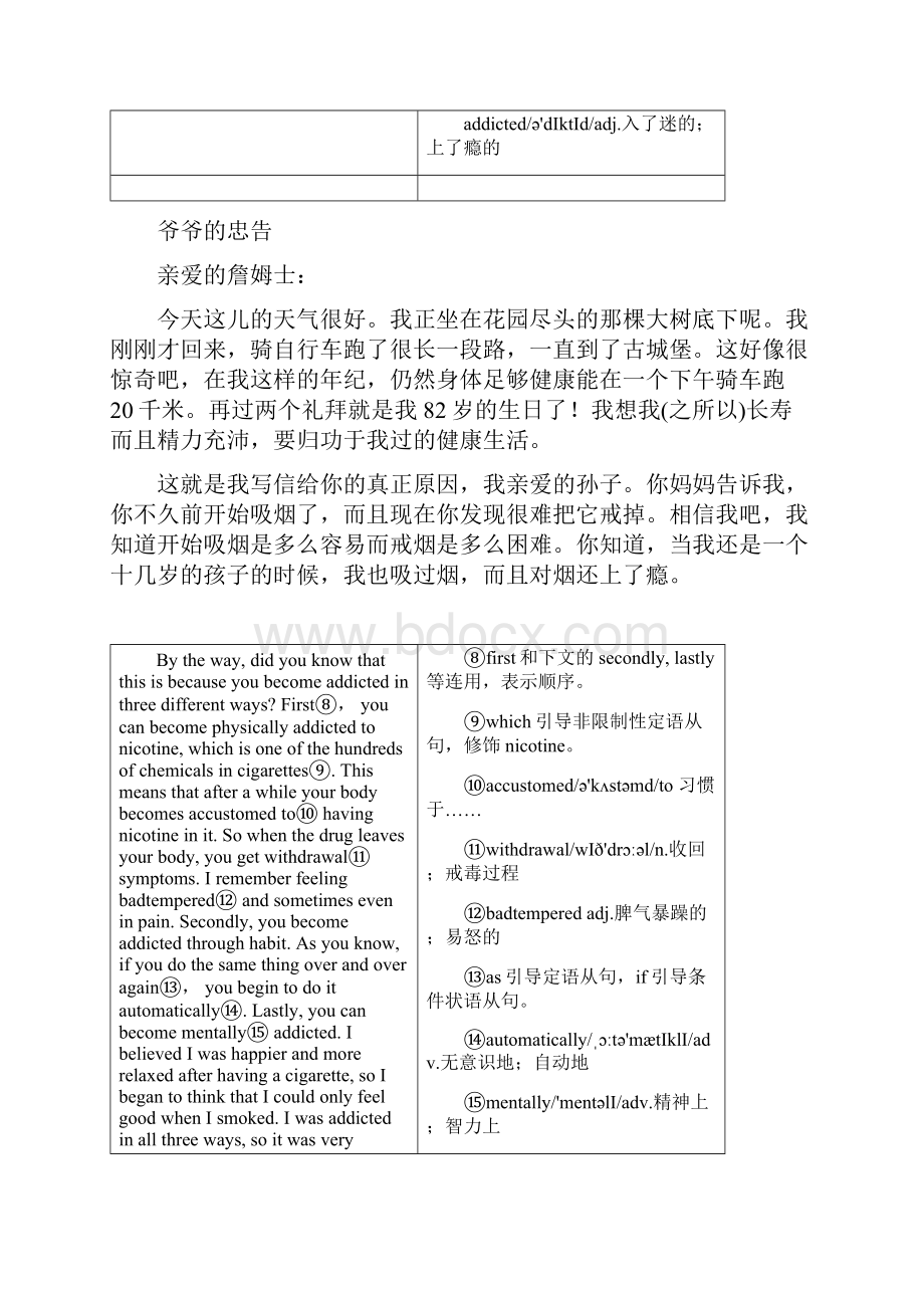 学年高中英语Unit3AhealthylifeSectionⅠWarmingampReadingPrereading教学案新人教版选修6.docx_第3页