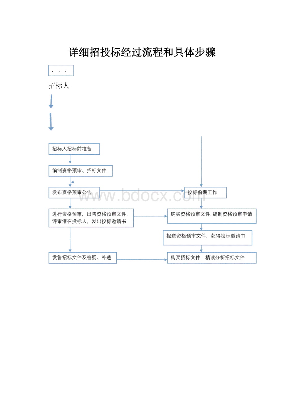 详细招投标经过流程和具体步骤.docx_第1页