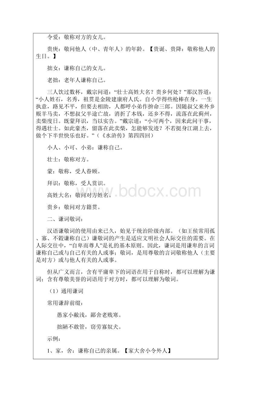 高三一轮复习之谦敬词辨析.docx_第2页