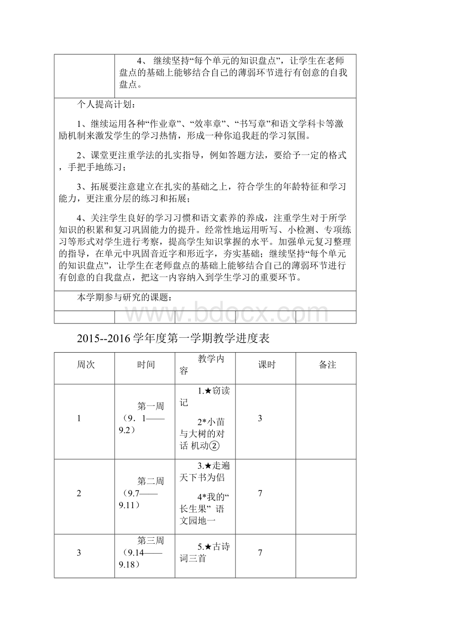 全册计划 4语文.docx_第3页