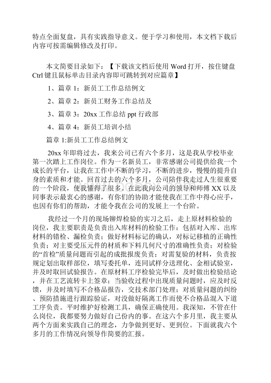 新员工工作总结PPT4篇.docx_第2页