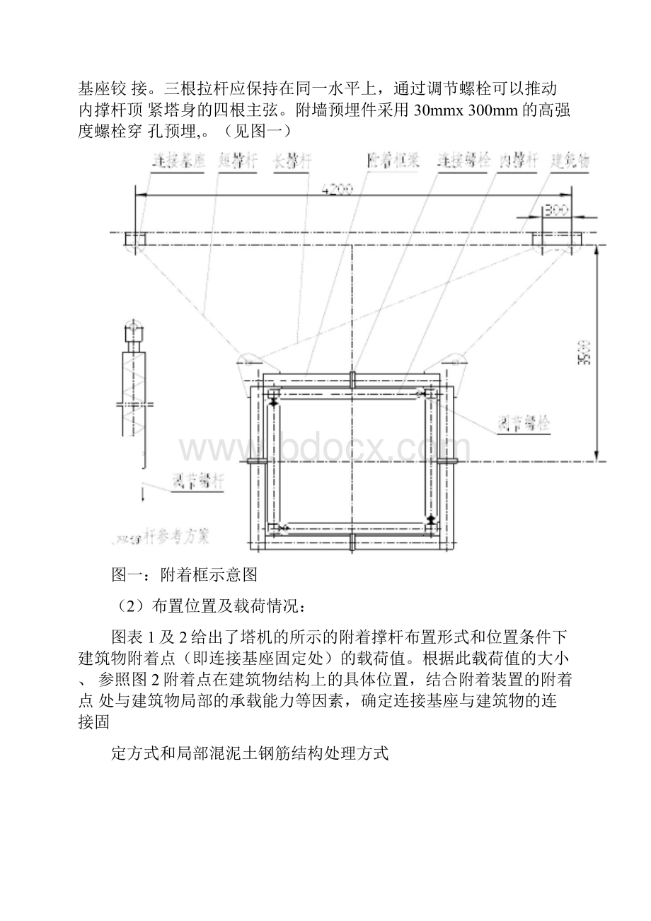 建筑塔吊附墙顶升加节方案.docx_第2页