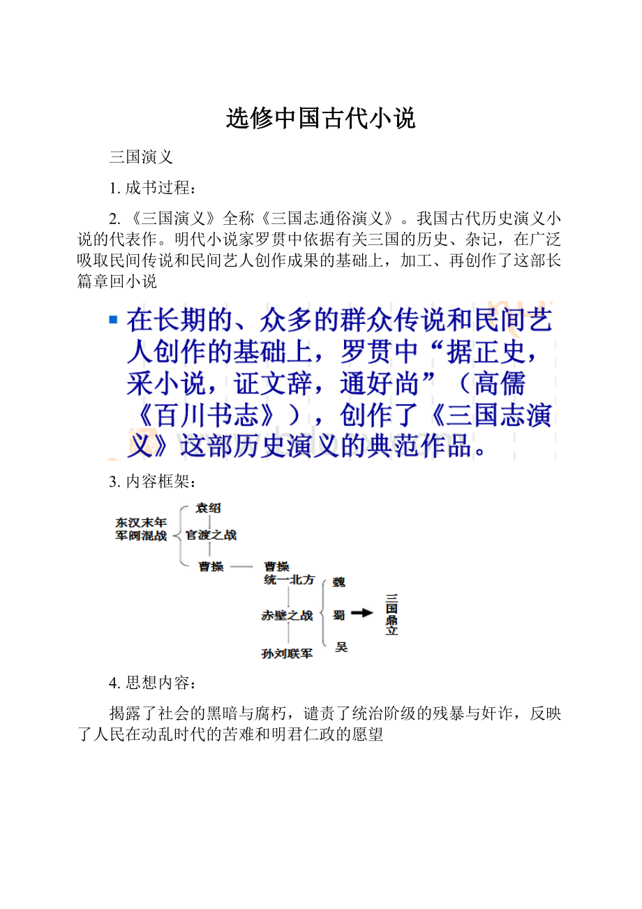 选修中国古代小说.docx