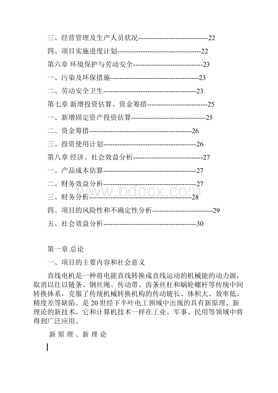 平板型直线电机及其驱动产品项目可行性论证报告.docx_第2页