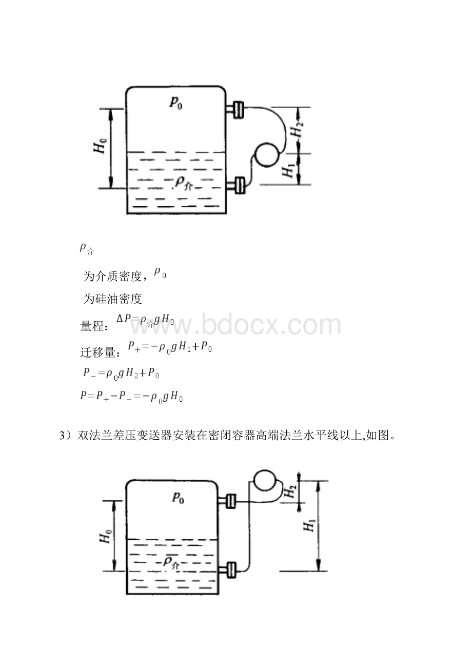 双法兰液位计量程及迁移量计算和日常维护 2.docx_第2页