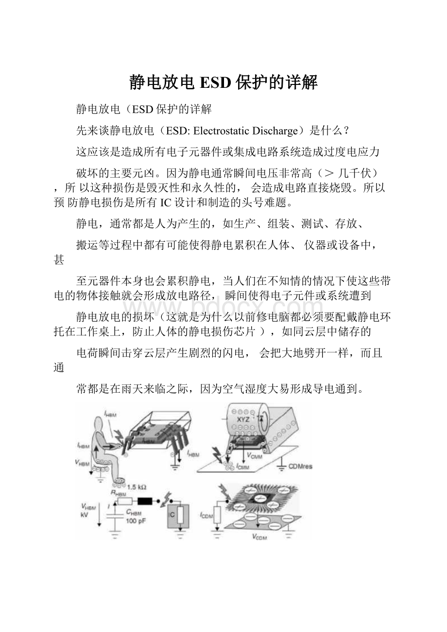 静电放电ESD保护的详解.docx