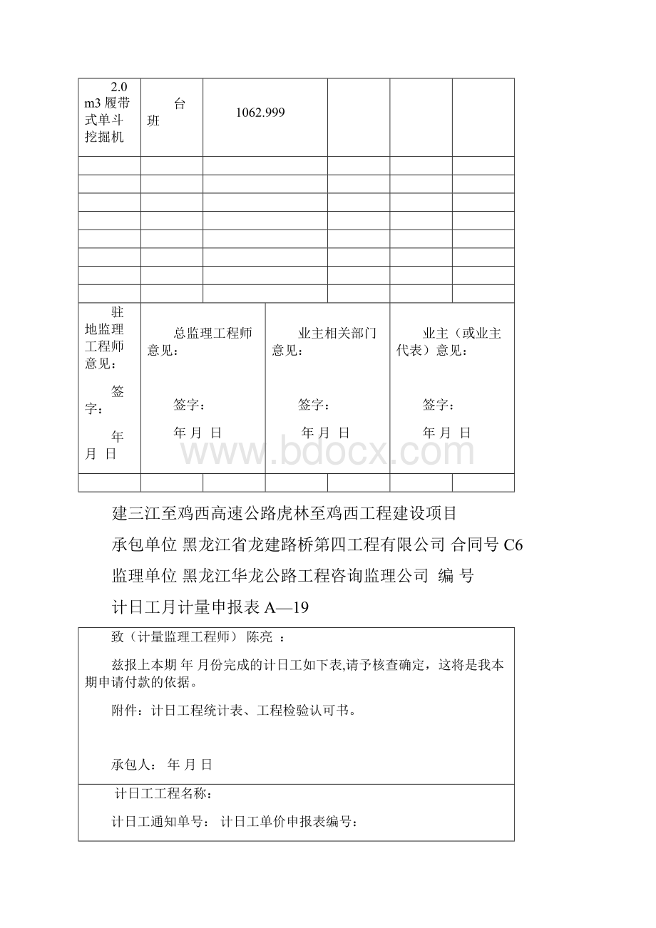 计日工人工配合机械挖排水沟建鸡高速C6.docx_第3页