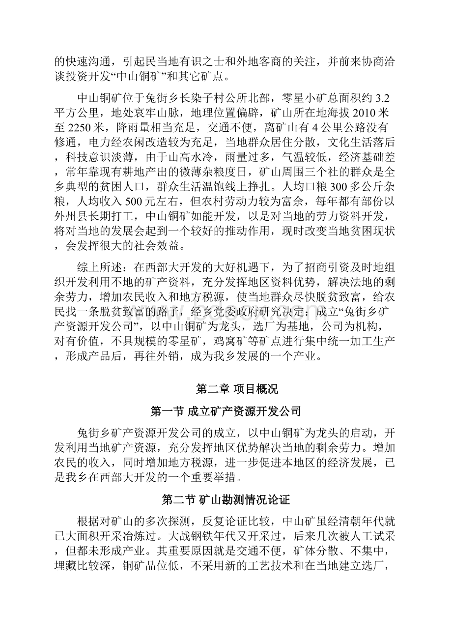 铜矿可行性论证报告.docx_第3页