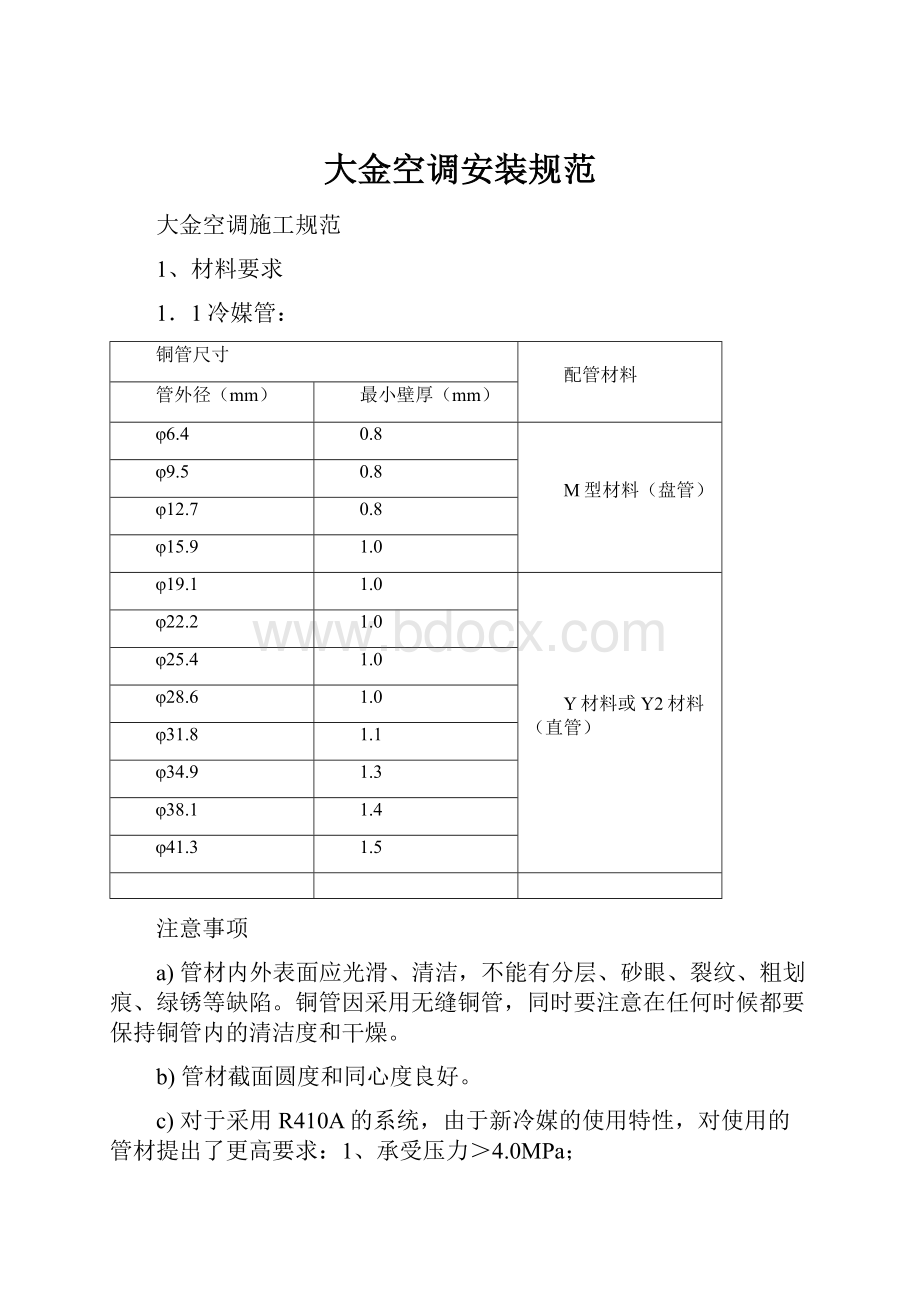 大金空调安装规范.docx_第1页