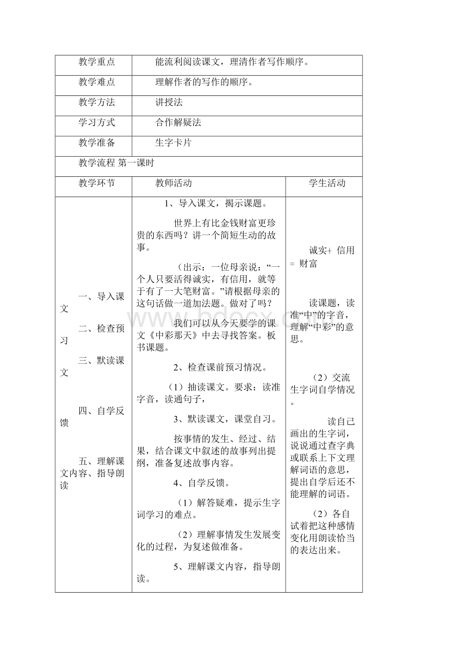 四下册语文第二单元教案.docx_第3页