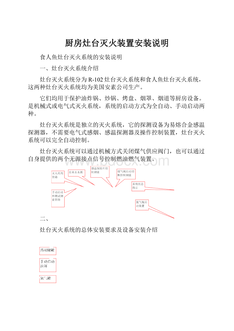 厨房灶台灭火装置安装说明.docx_第1页