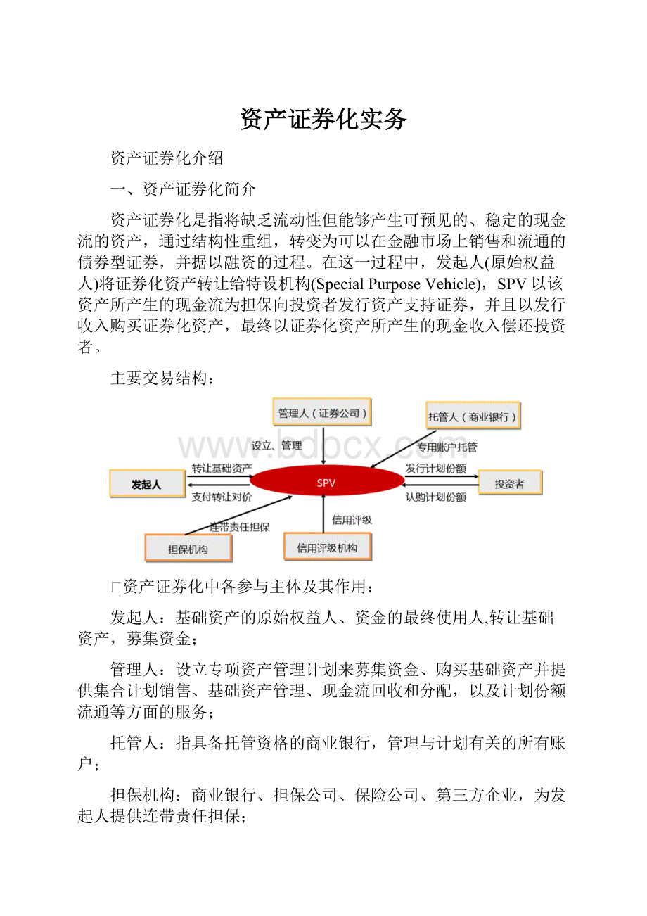 资产证券化实务.docx