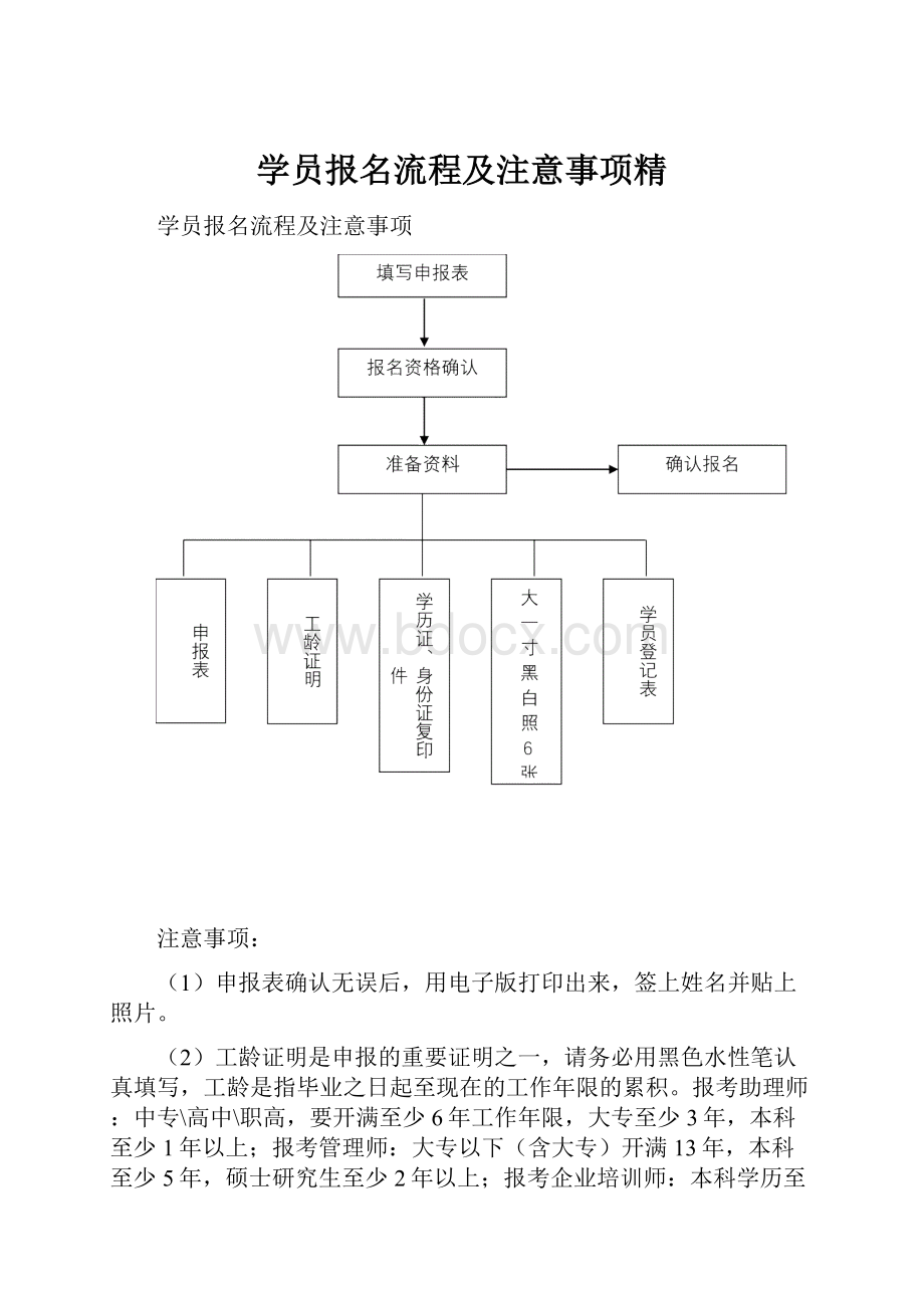 学员报名流程及注意事项精.docx_第1页