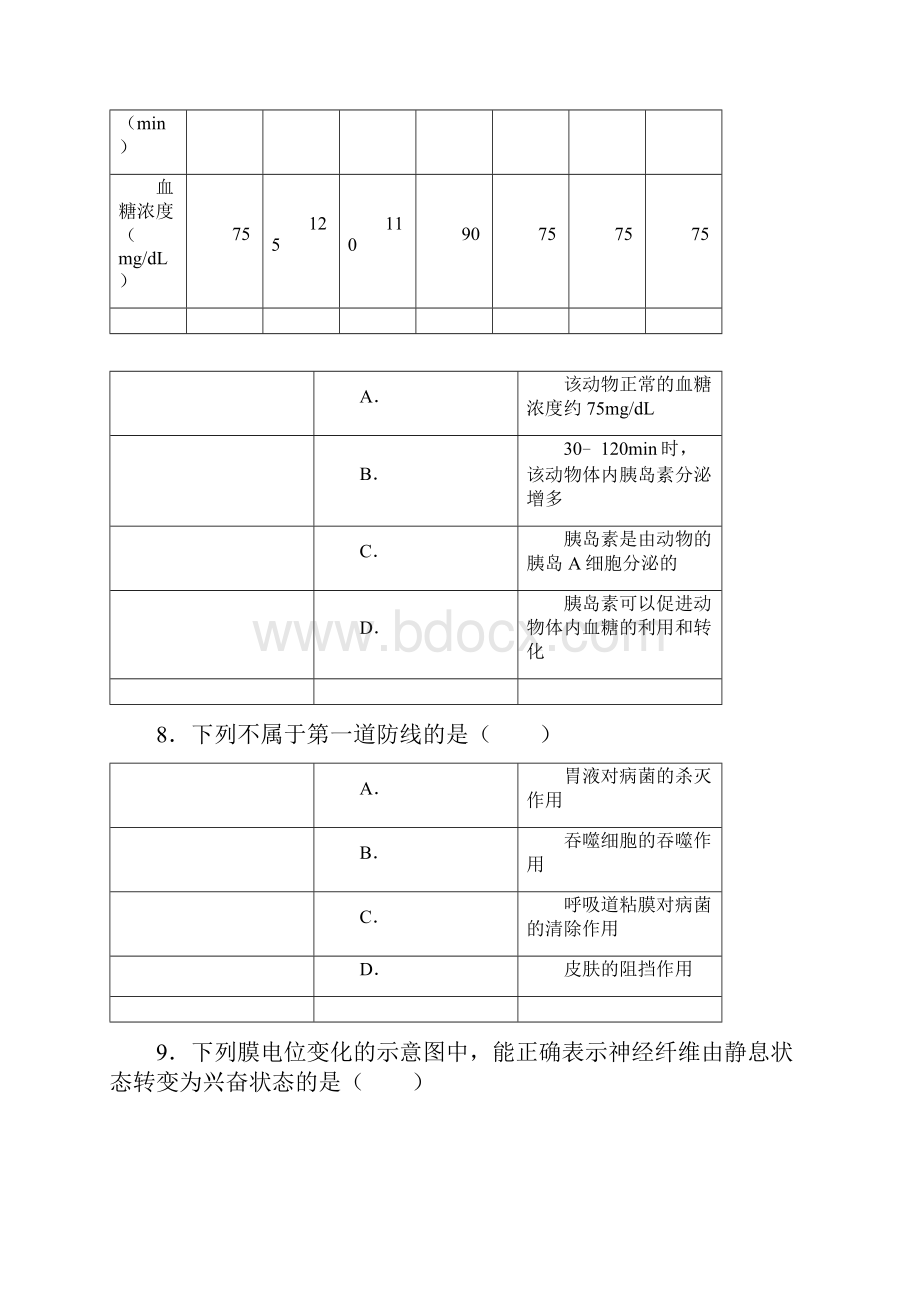 高二生物上学期期中试题必修III.docx_第3页