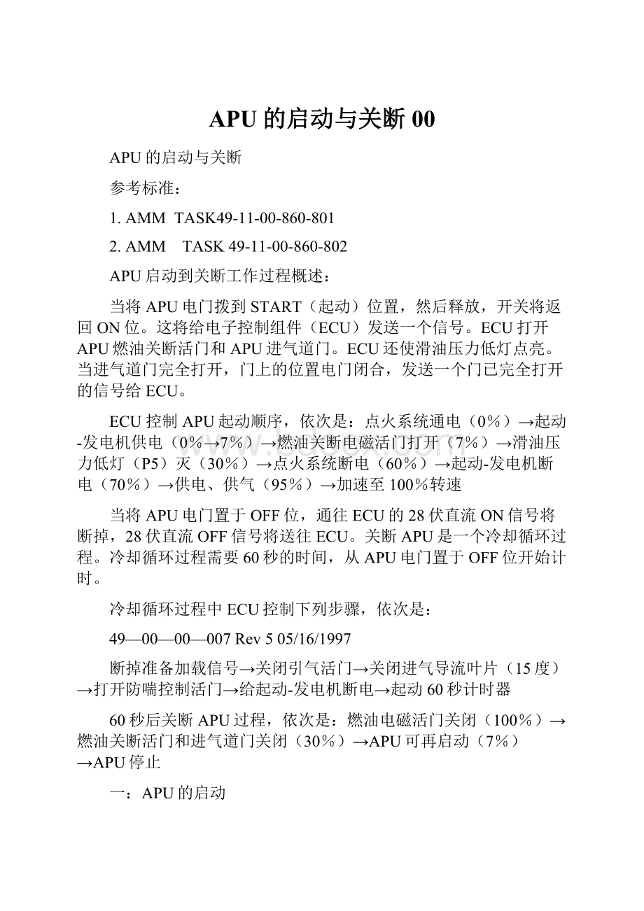 APU的启动与关断00.docx