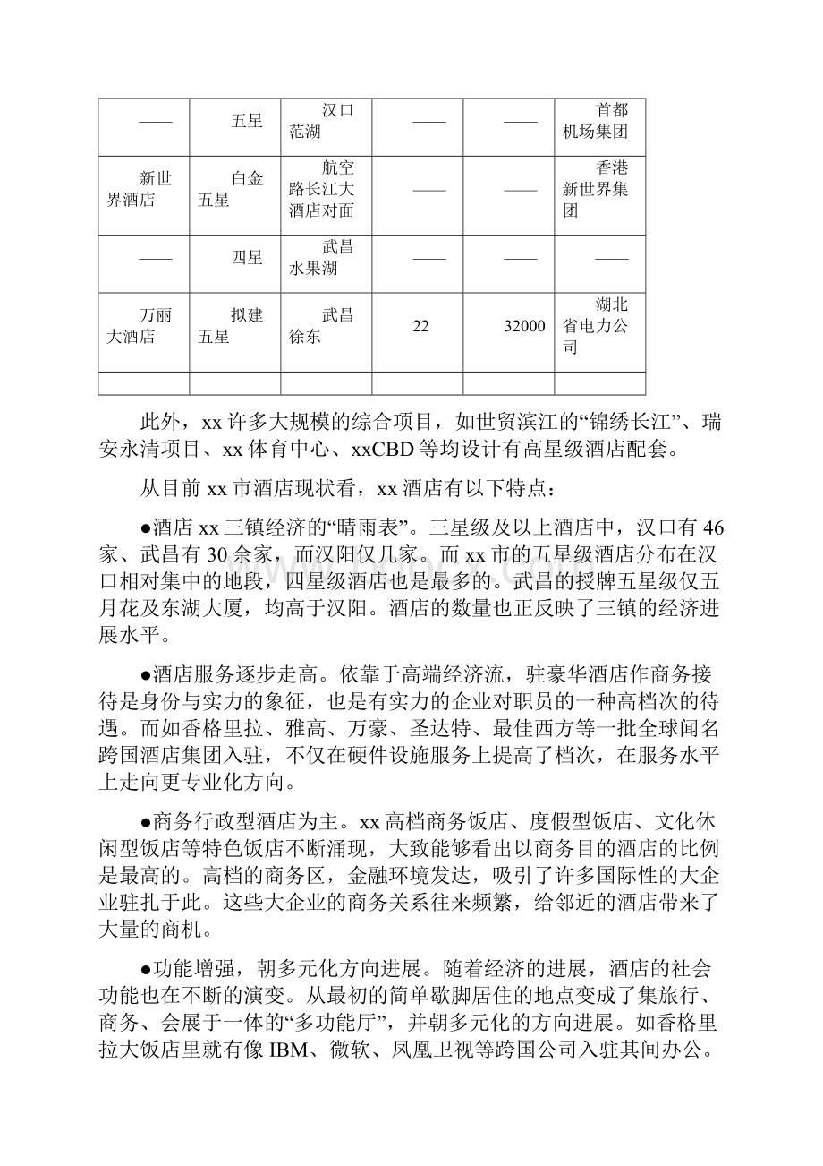 xx酒店及酒店公寓市场概况.docx_第2页