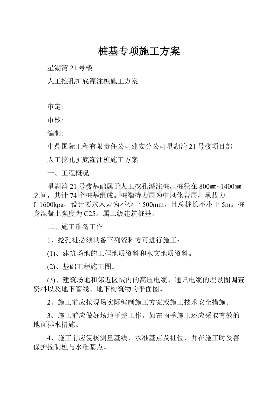 桩基专项施工方案.docx