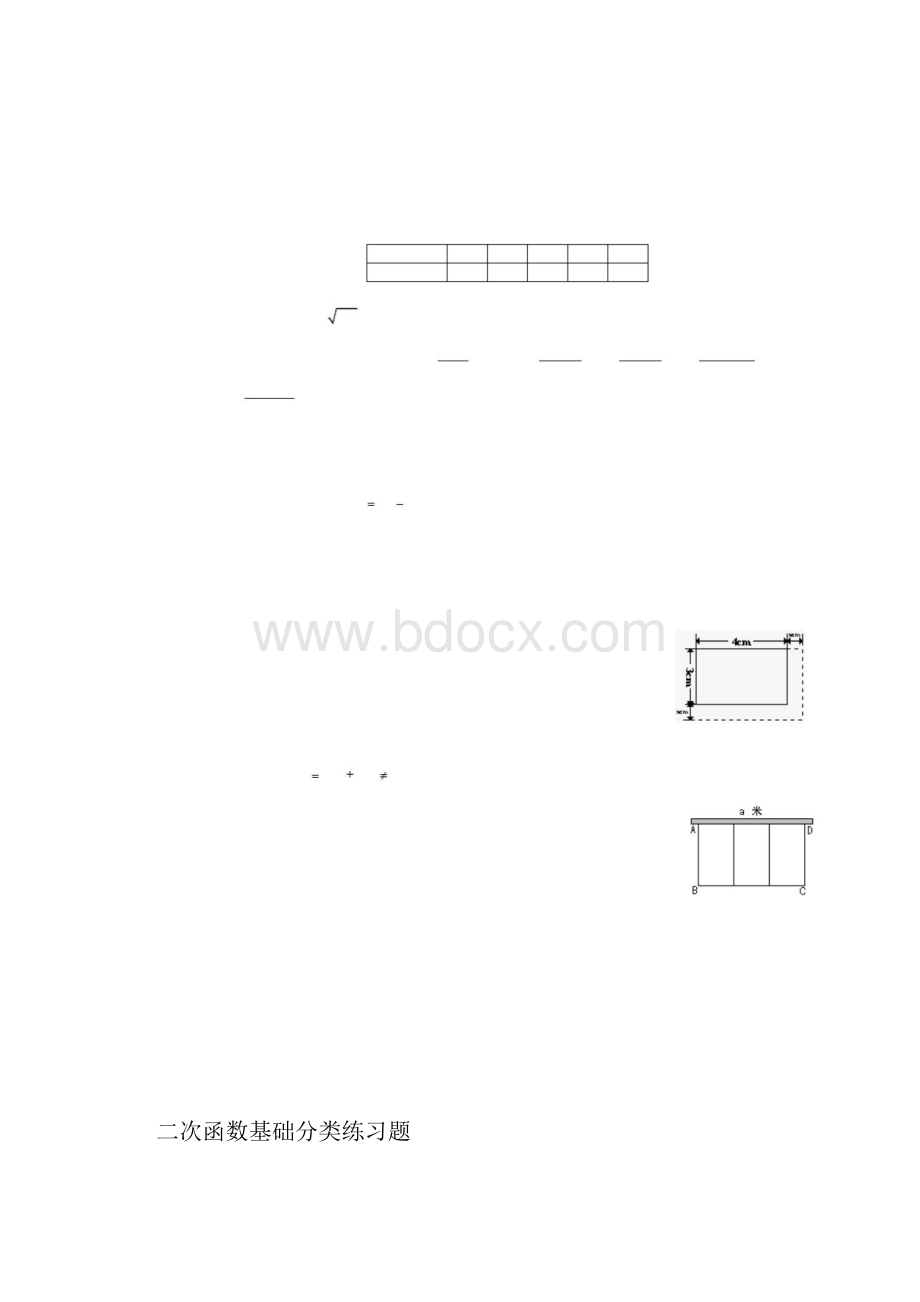 初三二次函数基础分类练习题含答案.docx_第2页