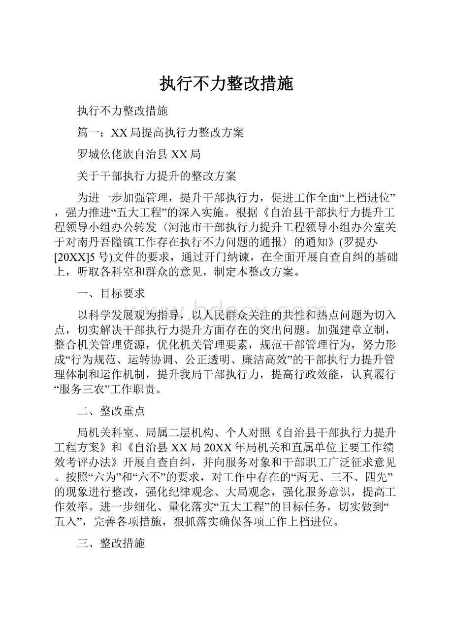 执行不力整改措施.docx