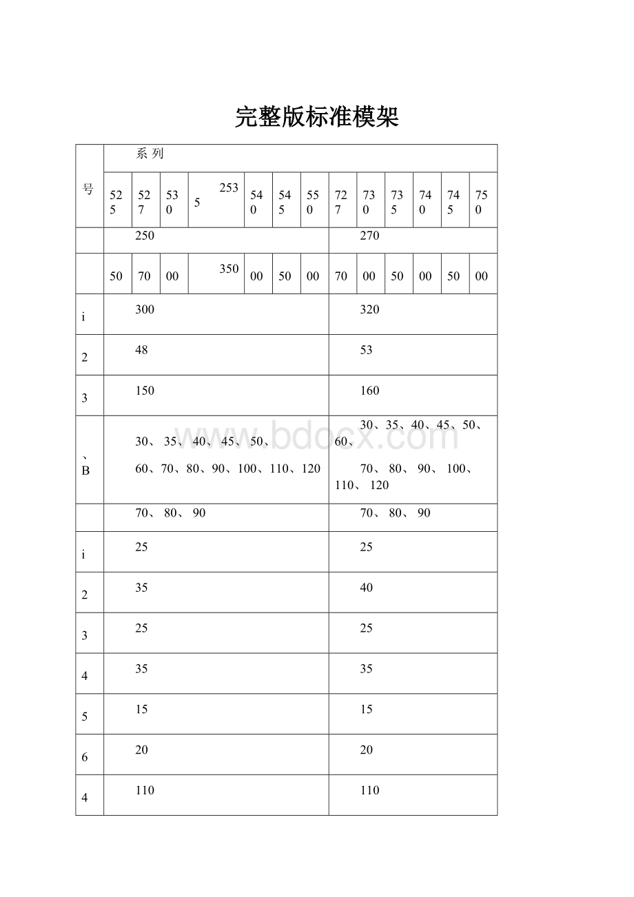 完整版标准模架.docx