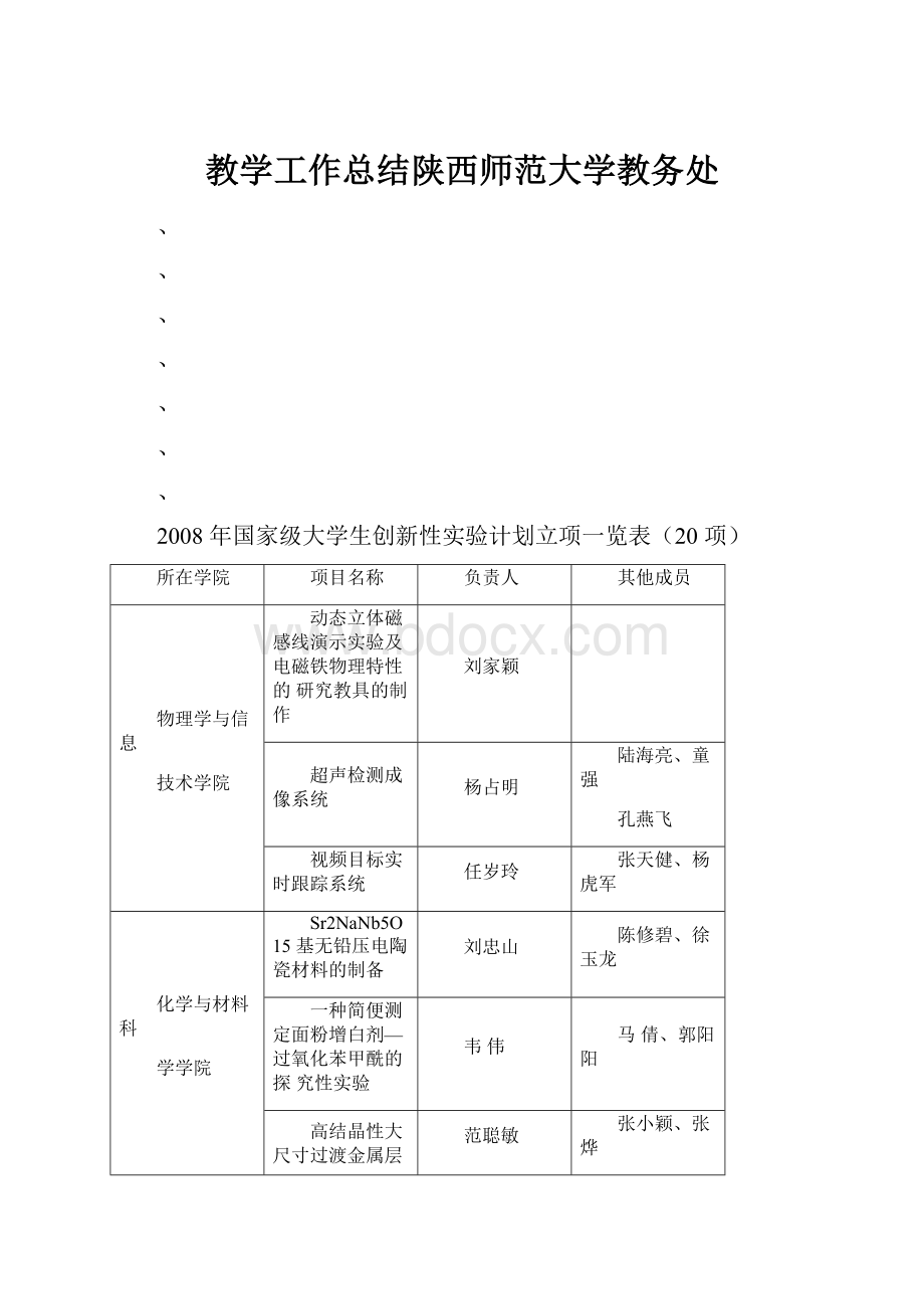 教学工作总结陕西师范大学教务处.docx