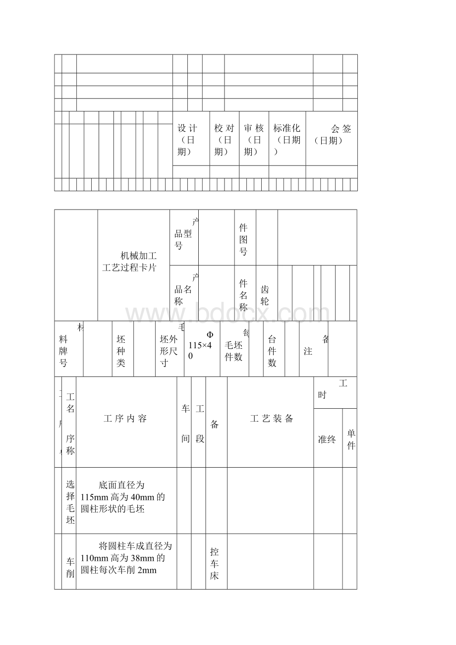 机械加工实用工艺过程卡片.docx_第2页