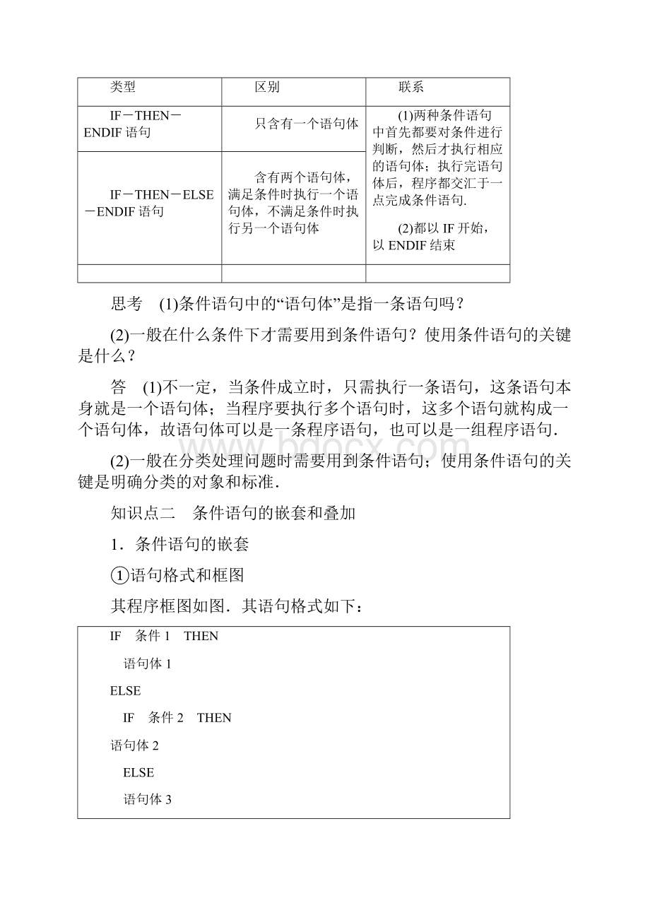 版高中数学人教版A版必修三学案122 条件语句.docx_第2页