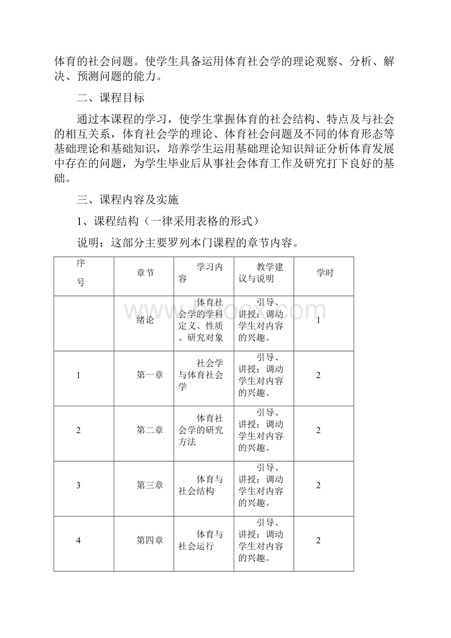 体育社会学课程标准.docx_第2页