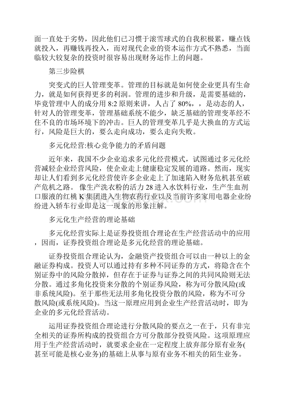 巨人集团兴衰案例分析.docx_第3页