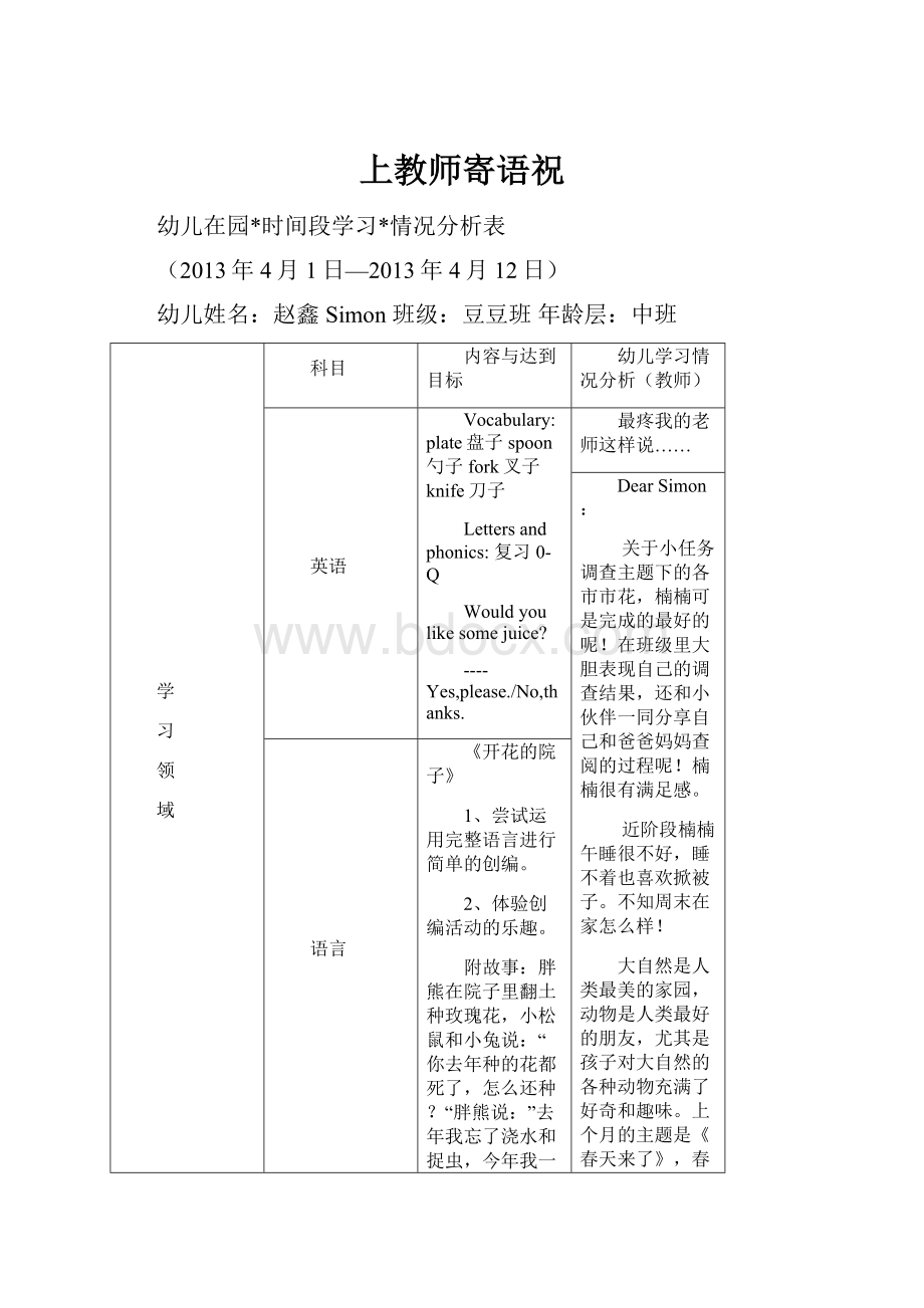 上教师寄语祝.docx