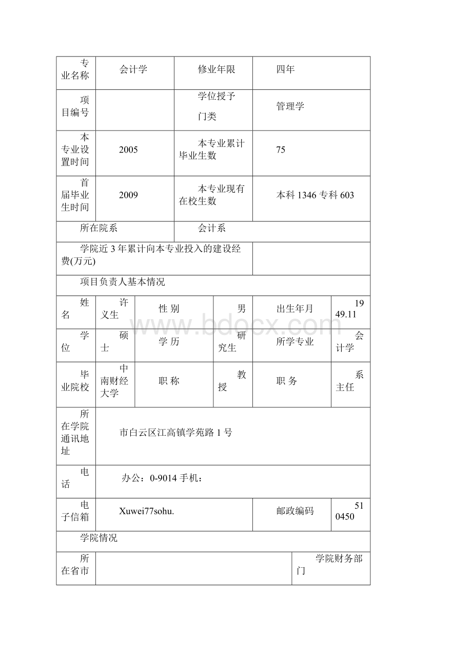 XX学院特色专业建设项目.docx_第2页