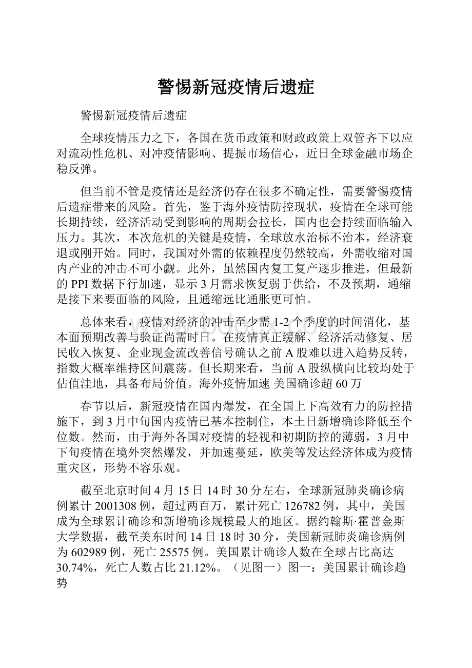 警惕新冠疫情后遗症.docx_第1页