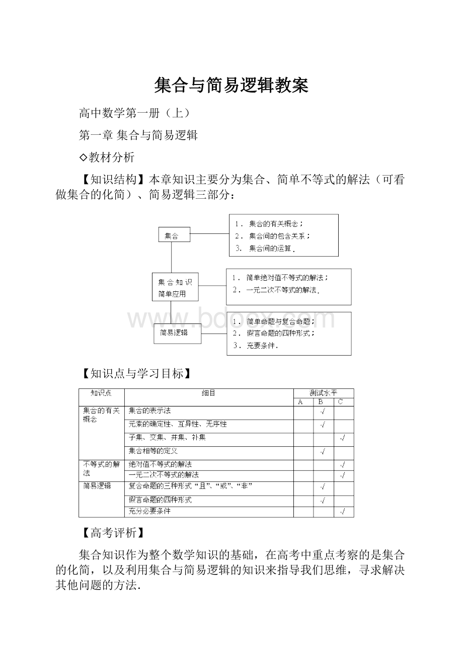 集合与简易逻辑教案.docx_第1页