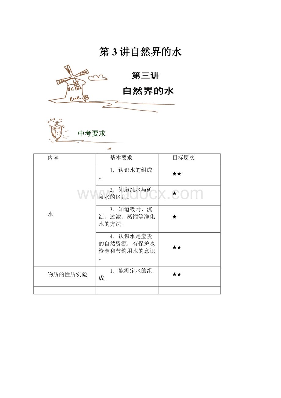 第3讲自然界的水.docx_第1页