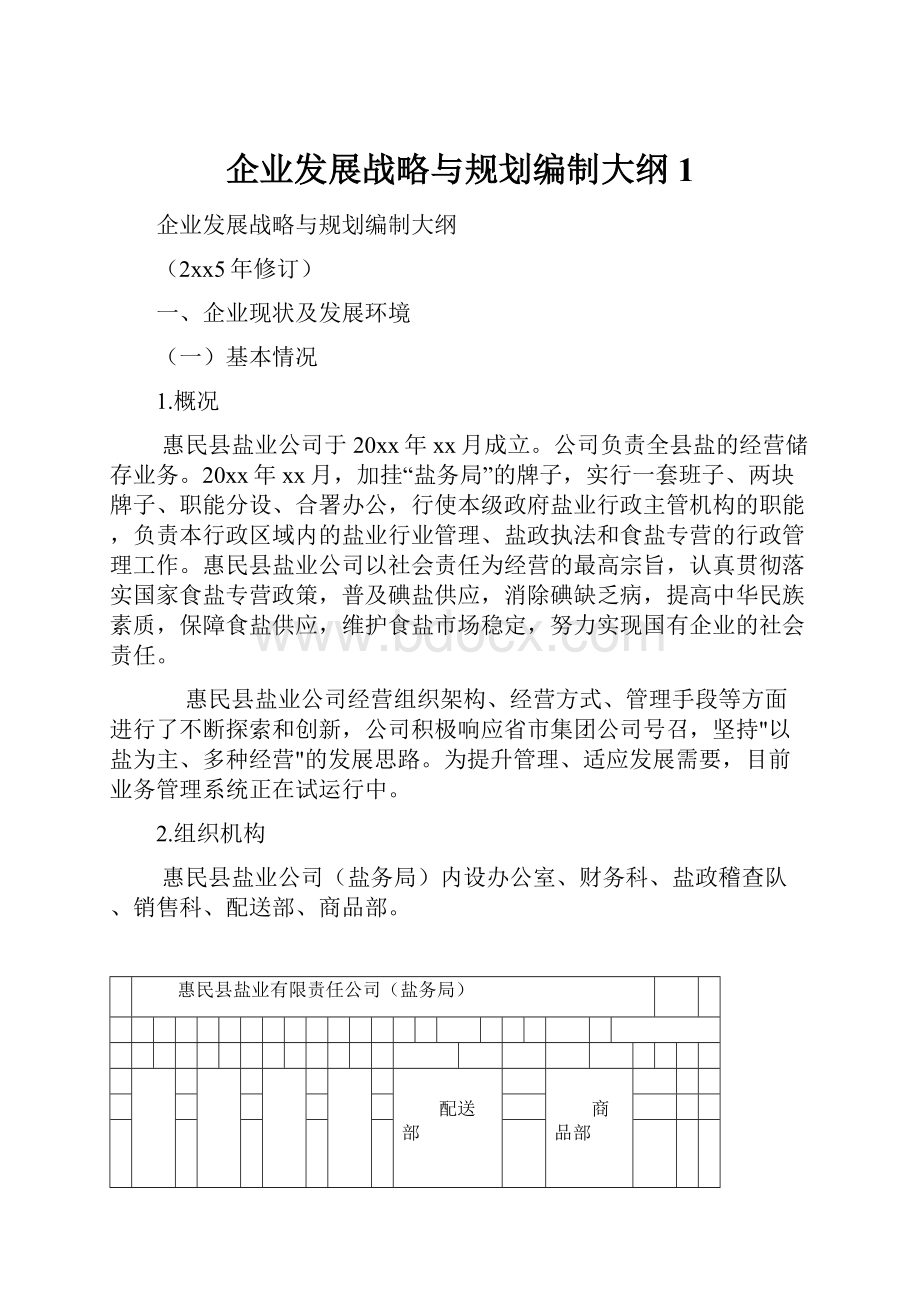 企业发展战略与规划编制大纲1.docx