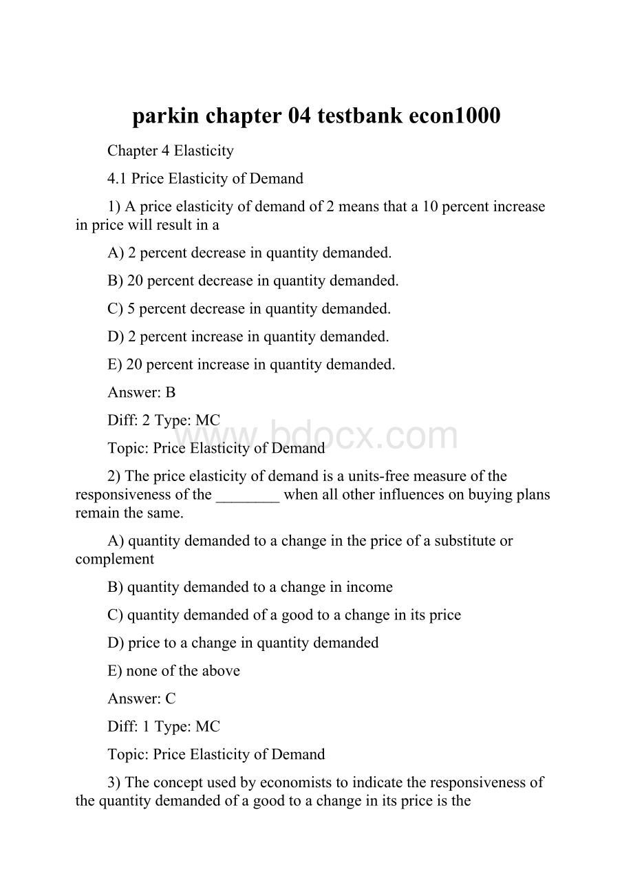 parkin chapter 04testbank econ1000.docx