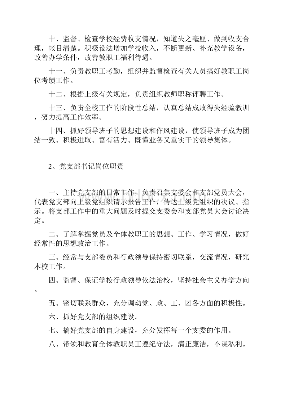 学校各项岗位职责及规定.docx_第2页