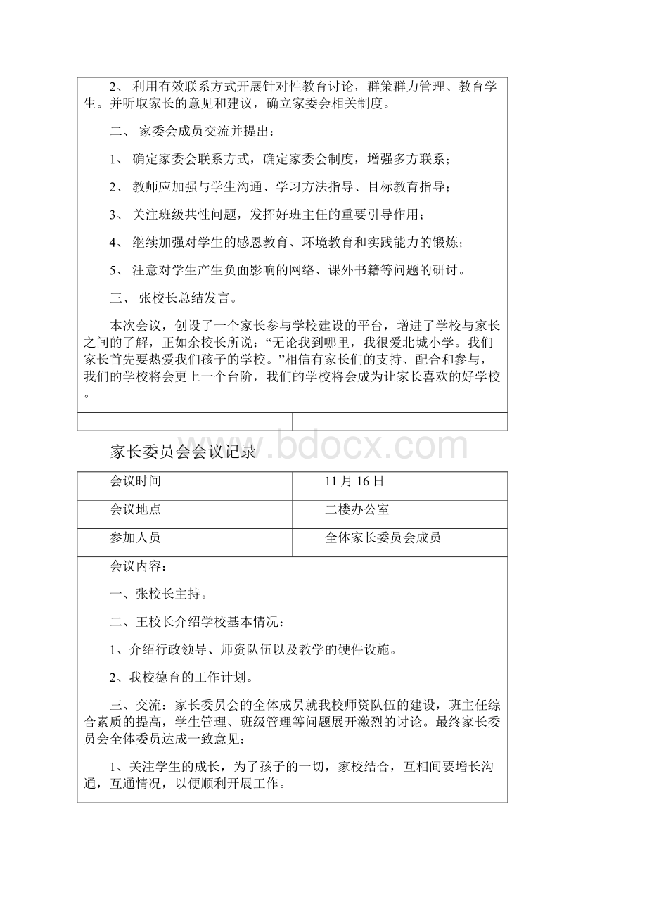 家长委员会会议记录大全11.docx_第2页