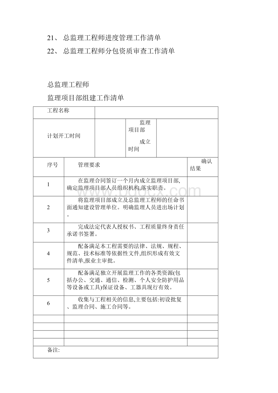 总监理工程师工作清单.docx_第2页