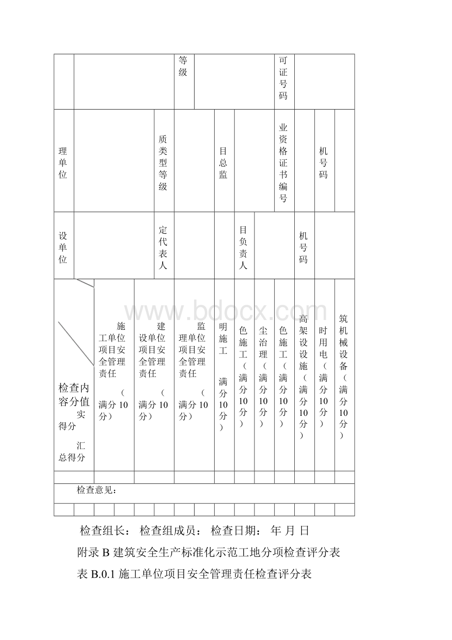 安徽省建筑安全生产标准化示范工地评价汇总表.docx_第2页