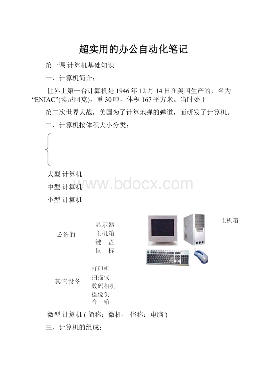 超实用的办公自动化笔记.docx_第1页