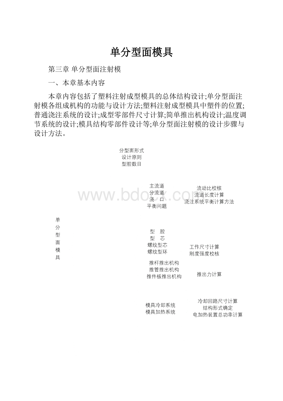 单分型面模具.docx_第1页