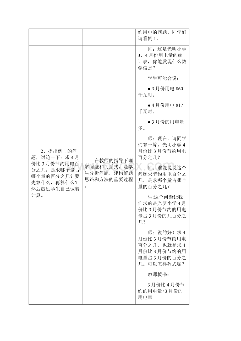 六年级数学上册第5单元百分数的应用求一个数的百分之几是多少教案冀教版.docx_第2页