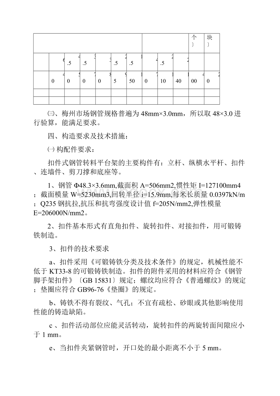 脚手架卸料平台搭设方案.docx_第3页