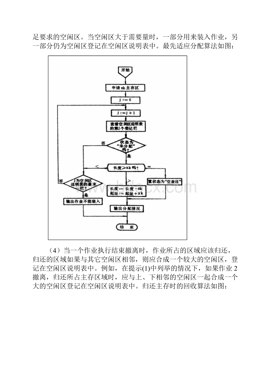 主存储器空间的分配和回收实验报告word文档良心出品.docx_第3页