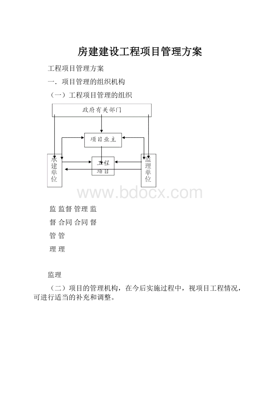 房建建设工程项目管理方案.docx_第1页