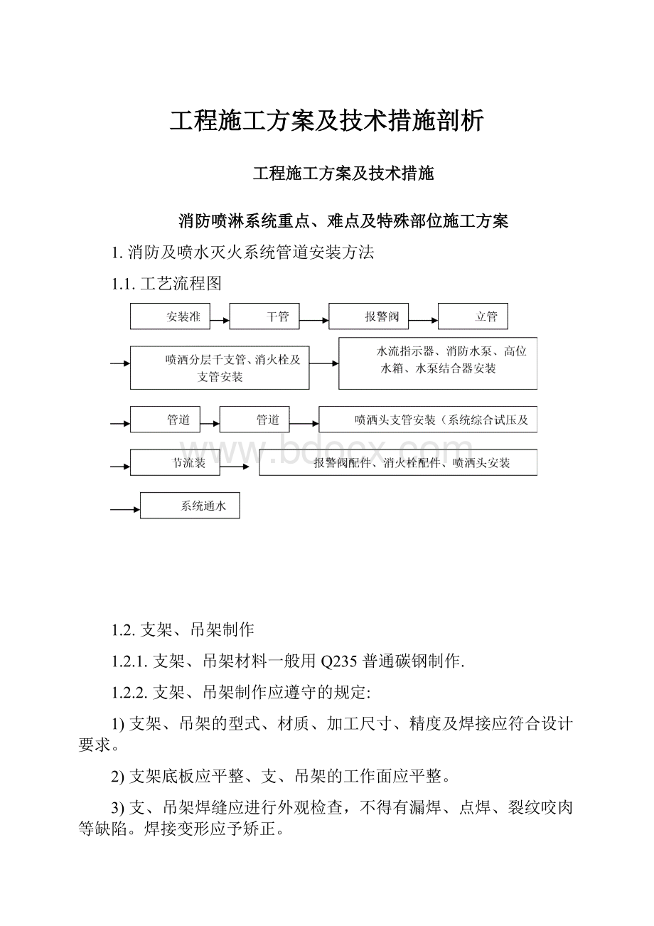 工程施工方案及技术措施剖析.docx_第1页