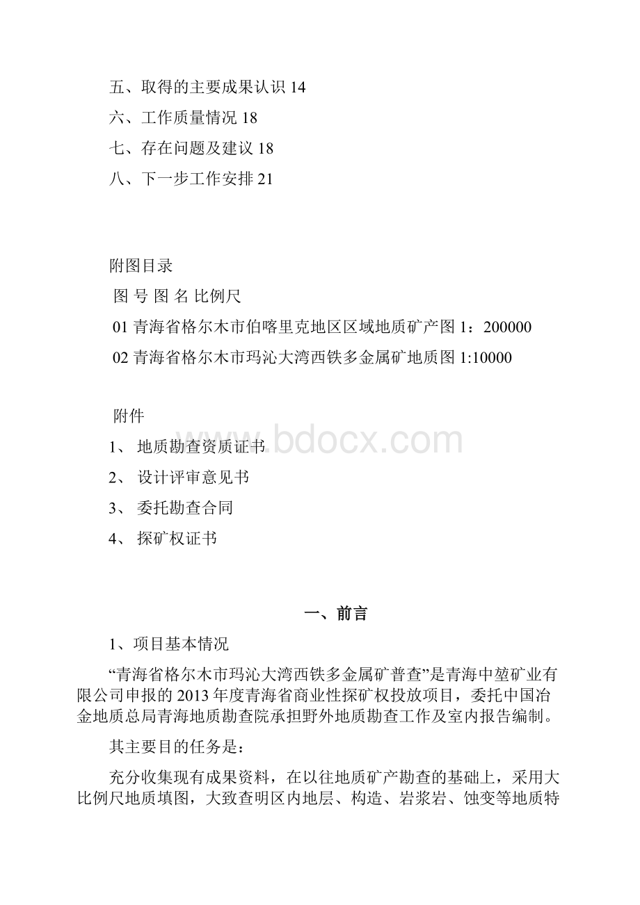 青海格尔木玛沁大湾铁多金属阶段性总结.docx_第2页