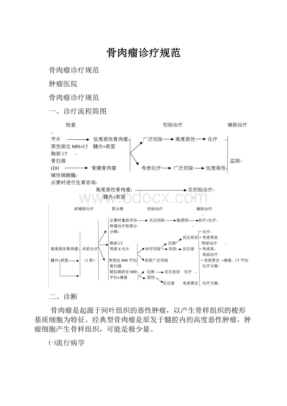 骨肉瘤诊疗规范.docx_第1页